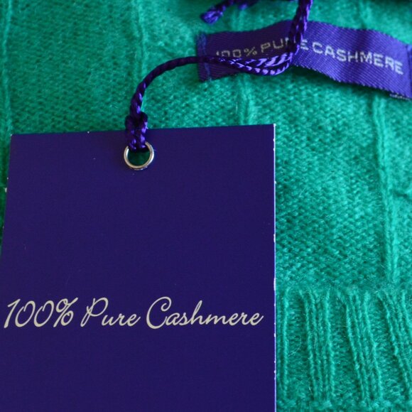 Alan Flusser Cable Knit Cashmere Crewneck Sweater XXL - Picture 2 of 3